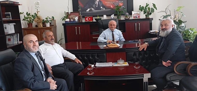 SAADET PARTİSİ’NDEN İLÇE MİLLİ EĞİTİM MÜDÜRLÜĞÜNE ZİYARET