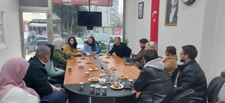 KURU’DAN CHP ÇERKEZKÖY İLÇE TEŞKİLATINA ZİYARET