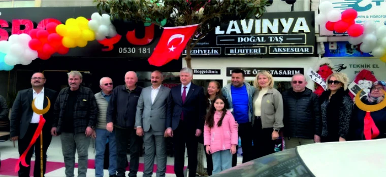 LAVİNYA DOĞAL TAŞ İŞLETMESİ AÇILDI