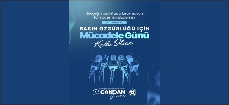 Tekirdağ Büyükşehir Belediyesi’nden 24 Temmuz Mesajı: “Basın Özgürlüğü İçin Mücadele Günü Kutlu Olsun”