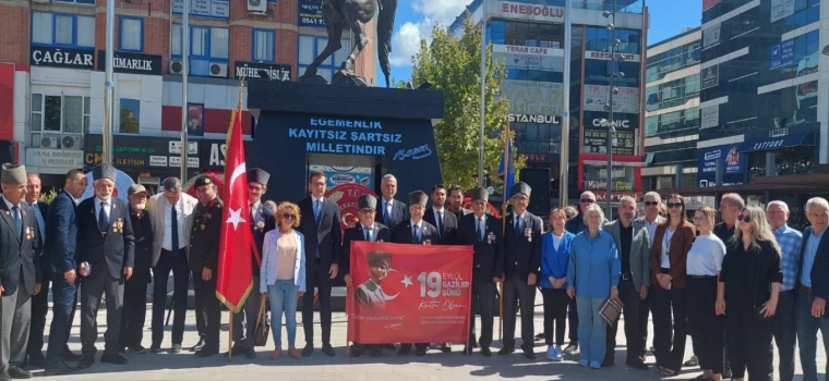 GAZİLER GÜNÜ ÇERKEZKÖY’DE TÖRENLE KUTLANDI