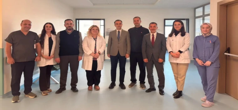 TEKİRDAĞ İL SAĞLIK MÜDÜRÜ ONAR, KAPAKLI DEVLET HASTANESİNDE İNCELEMELERDE BULUNDU