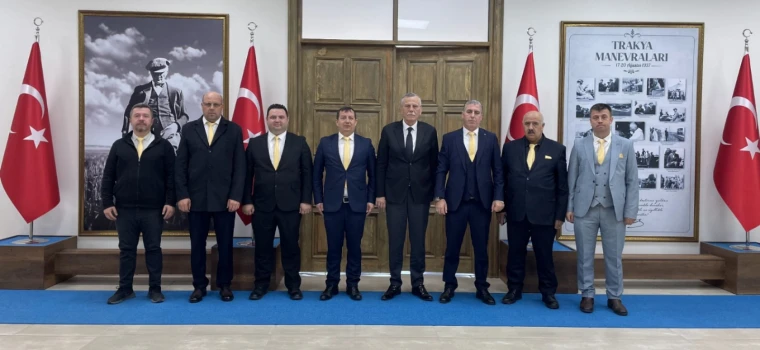 YILMAZ ARAT’TAN ÇERKEZKÖY VE KAPAKLI KAYMAKAMLARINA VE KAMU KURUMLARINA ZİYARET