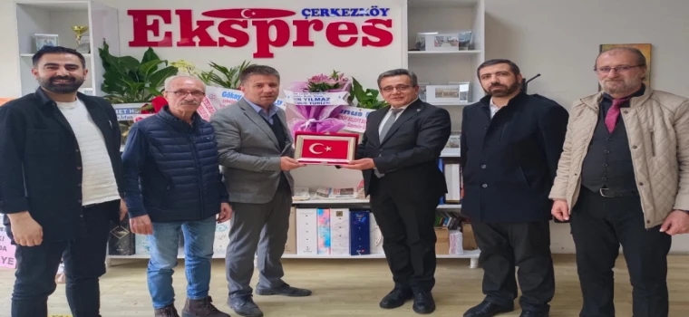 YENİDEN REFAH PARTİSİ ÇERKEZKÖY İLÇE BAŞKANI RAFET OKAY’DAN ÇERKEZKÖY EKSPRES’E 10 OCAK ZİYARETİ