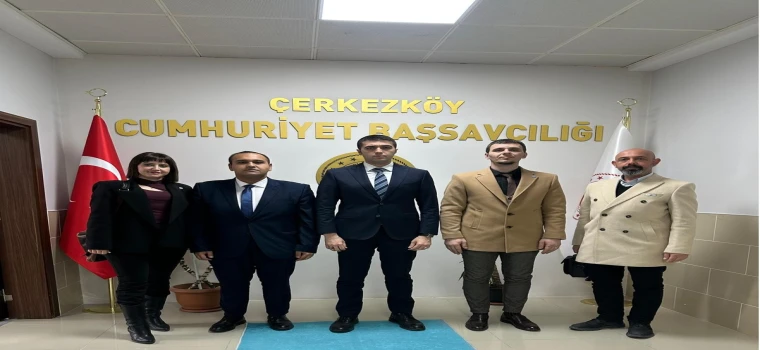 İYİ PARTİ ÇERKEZKÖY İLÇE TEŞKİLATINDAN KURUMLARA ZİYARET