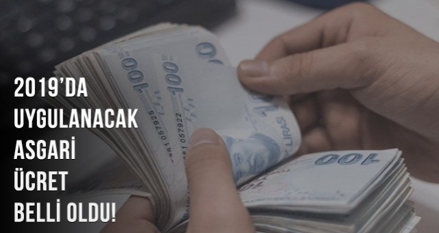 ASGARİ ÜCRET BELLİ OLDU