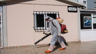 BELEDİYE, MAHALLE MUHTARLIKLARINI DEZENFEKTE ETTİ