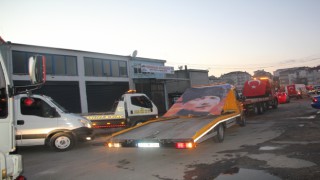 ÇERKEZKÖY’DE İDLİB ŞEHİTLERİ İÇİN 100 ARAÇLIK KONVOY