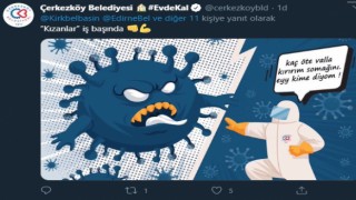 BELEDİYELERDEN GÜLÜMSETEN KARİKATÜR