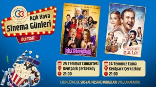 ÇERKEZKÖY’DE AÇIK HAVA SİNEMA GÜNLERİ BAŞLIYOR