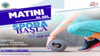 MATINI AL GEL, SPORA BAŞLA