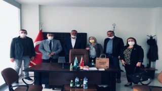 ÇETİN’DEN TOPRAK’A “HAYIRLI OLSUN” ZİYARETİ