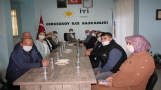 ÇETİNTAŞ’TAN İYİ PARTİ’YE ZİYARET