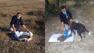 HAYVANLARI KORUMA GÜNÜ’NDE 15 KİLO MAMA DAĞITTI