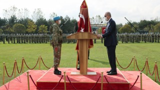 ERDOĞAN: “TÜRK ORDUSUNUN HİÇBİR BİRLİĞİNİN SANCAĞI, SON NEFERİ DE CAN VERMEDEN TOPRAĞA DÜŞMEMİŞTİR”