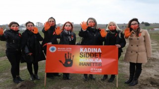 KAPAKLI, “KADINA ŞİDDETE HAYIR” DEDİ