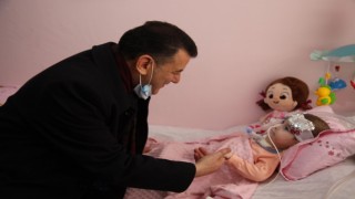 MUSTAFA ÇETİN, SMA HASTASI EBRAR’A EL UZATTI