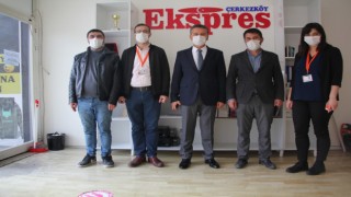 OPTİMED’TEN ÇERKEZKÖY EKSPRES GAZETESİ’NE ZİYARET