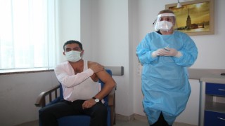 ÇERKEZKÖY’DE İLK KORONAVİRÜS AŞISI VURULDU