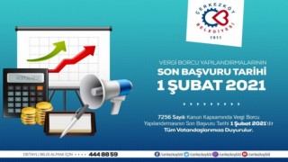 YAPILANDIRMA İÇİN SON GÜN 1 ŞUBAT