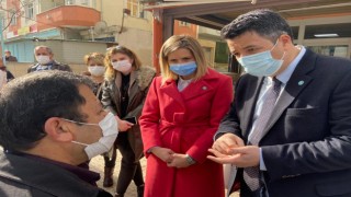 İYİ PARTİ'DEN KIZILPINAR'DA ESNAF ZİYARETİ