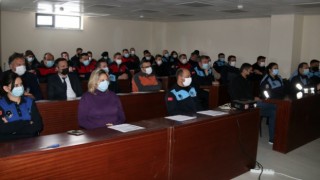 ÇERKEZKÖY BELEDİYE PERSONELİNE AFET EĞİTİMİ