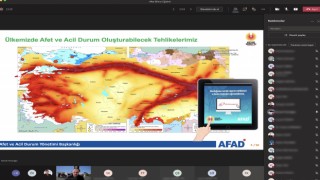 ÇOSB ÇALIŞANLARINA ONLİNE AFET BİLİNCİ EĞİTİMİ