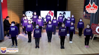 İSTİKLAL MARŞI’NIN KABULÜ’NÜN YILDÖNÜMÜ BAŞAKŞEHİR’DE COŞKUYLA KUTLANDI