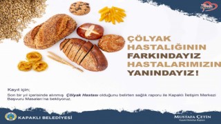 KAPAKLI BELEDİYESİ ÇÖLYAK HASTALARINA GLUTENSİZ GIDA ÜRÜNLERİ VERECEK