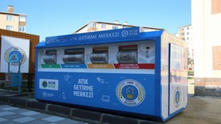 MOBİL ATIK GETİRME MERKEZİ ÜNİTELERİ YERLEŞTİRİLDİ