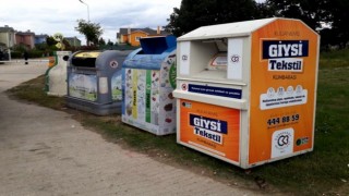 80 NOKTAYA KULLANILMIŞ GİYSİ/TEKSTİL KUMBARASI YERLEŞTİRİLDİ