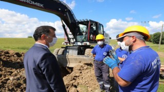 KAZAK GÖLÜ YOLU KANALİZASYON BAĞLANTISI YAPIM ÇALIŞMASI BAŞLADI