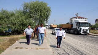 BAĞLIK MAHALLESİ’NDE ASFALT ÇALIŞMALARI BAŞLADI