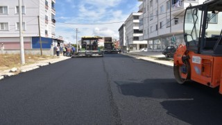 BÜYÜKŞEHİR, ÇERKEZKÖY’DE ASFALT ÇALIŞMASI YAPTI