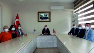 ÜSTÜNOL VE YÖNETİMİNDEN KAYMAKAM DURU’YA ZİYARET