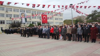 29 EKİM CUMHURİYET BAYRAMI ÇELENK SUNMA TÖRENİ YAPILDI