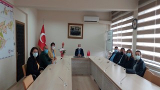 CHP ÇERKEZKÖY İLÇE YÖNETİMİNDEN KAYMAKAM DURU’YA HAYIRLI OLSUN ZİYARETİ