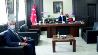 ÖZDEN’DEN KAYMAKAM SAĞIR’A HAYIRLI OLSUN ZİYARETİ