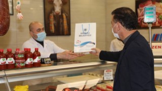 BAŞKAN ÇETİN, ESNAFI ZİYARET EDEREK YENİ YILLARINI KUTLADI