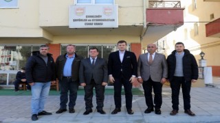 BAŞKAN AKAY’DAN ZÜMBÜL VE AS’A HAYIRLI OLSUN ZİYARETİ