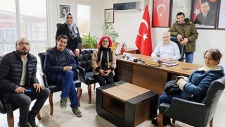 KOÇAÇINAR VE YÖNETİMİ, ÇETİNTAŞ’I ZİYARET ETTİ