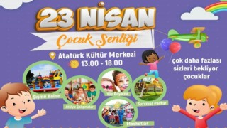 BAYRAM COŞKUSU 23 NİSAN ÇOCUK ŞENLİĞİ'NDE YAŞANACAK