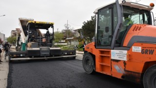 ÇERKEZKÖY'DE 1500 TON SICAK ASFALT SERİMİ GERÇEKLEŞTİRİLDİ