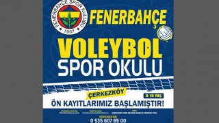 FENERBAHÇE VOLEYBOL SPOR OKULU KURULDU