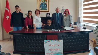 YUSUF, KAYMAKAMLIK HAYALİNİ GERÇEKLEŞTİRDİ