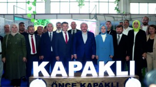 TBMM BAŞKANI KAPAKLI STANDINI ZİYARET ETTİ