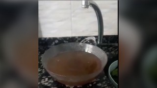 ÇEŞMELERDEN ÇAMURLU SU AKMAYA BAŞLADI