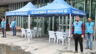 KAPAKLI BELEDİYESİ’NDEN TAZİYE ÇADIRI HİZMETİ
