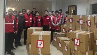 ÇERKEZKÖY KIZILAY ARACILIĞIYLA YARALARI SARIYOR