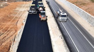 TEPE BAĞLANTI YOLU’NDA ÇALIŞMALAR SÜRÜYOR